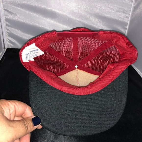 Walt Disney Production Red Mickey Mouse Cap Vtg - Picture 4 of 4